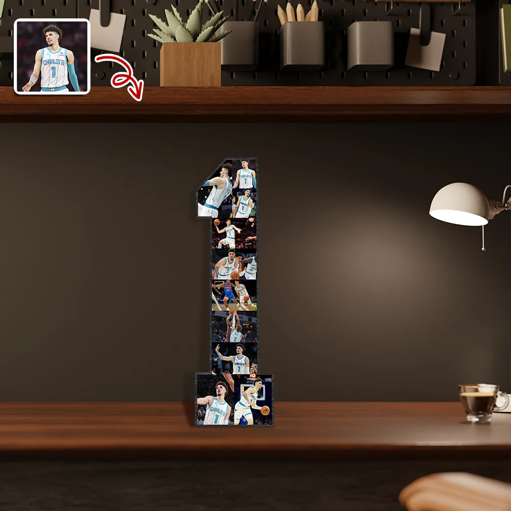 The Photo Collage And Wood Frame For Seniors And Birthdays For Basket Ball Lover TH10 896511 - Image 6