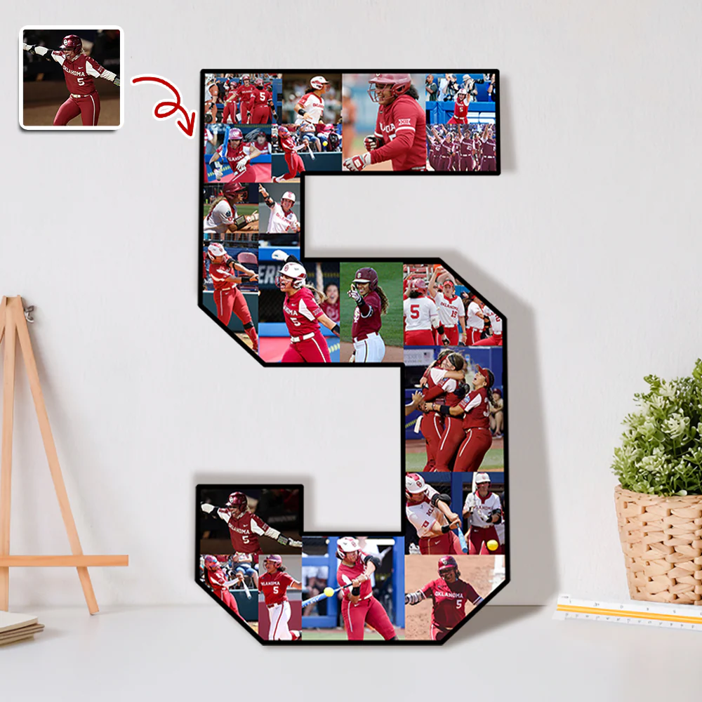 The Photo Collage And Wood Frame For Seniors And Birthdays For Softball Lover TH10 896515 - Image 3