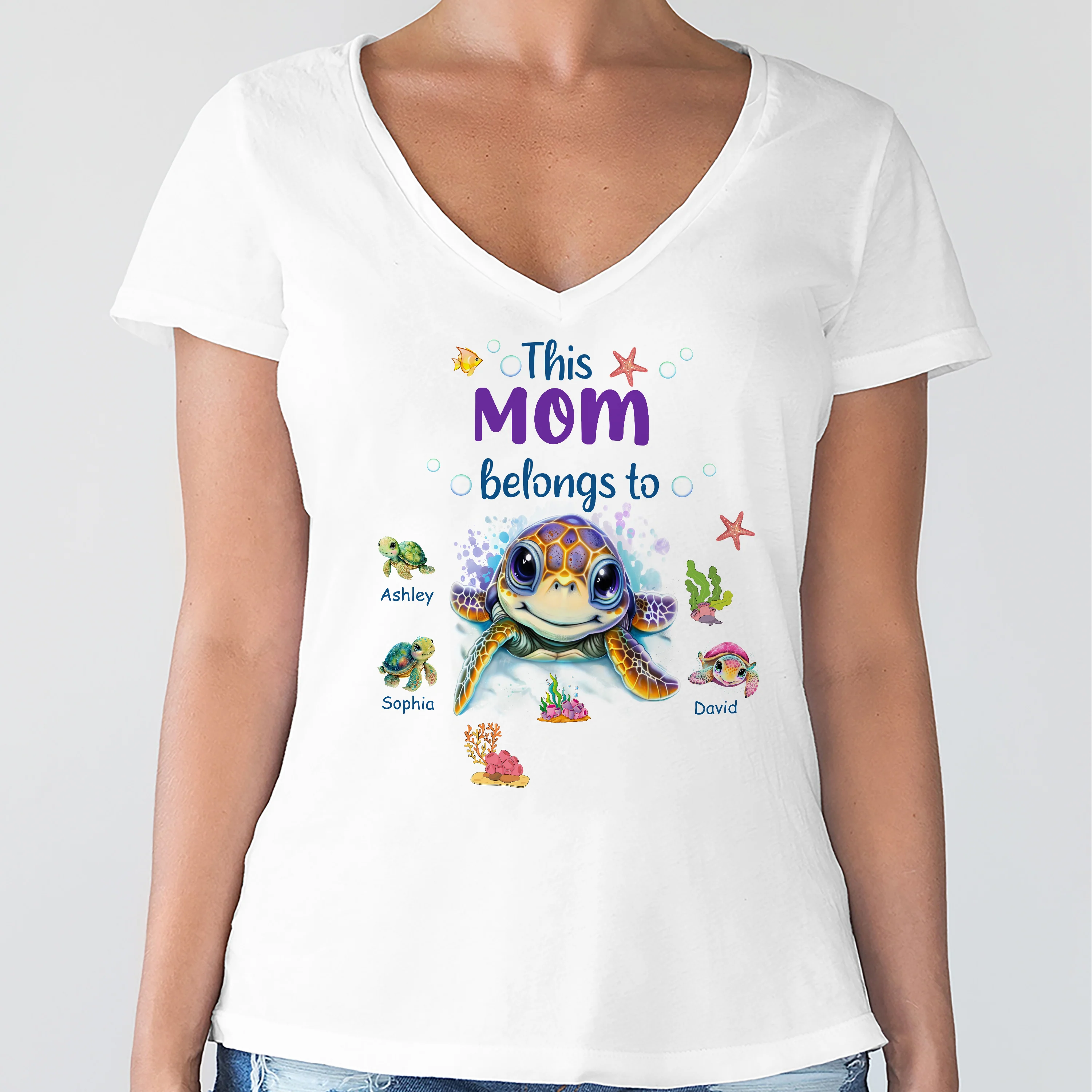 This Grandma Belongs To Turtle Mother's Day Shirt TH10 892723 - Image 6