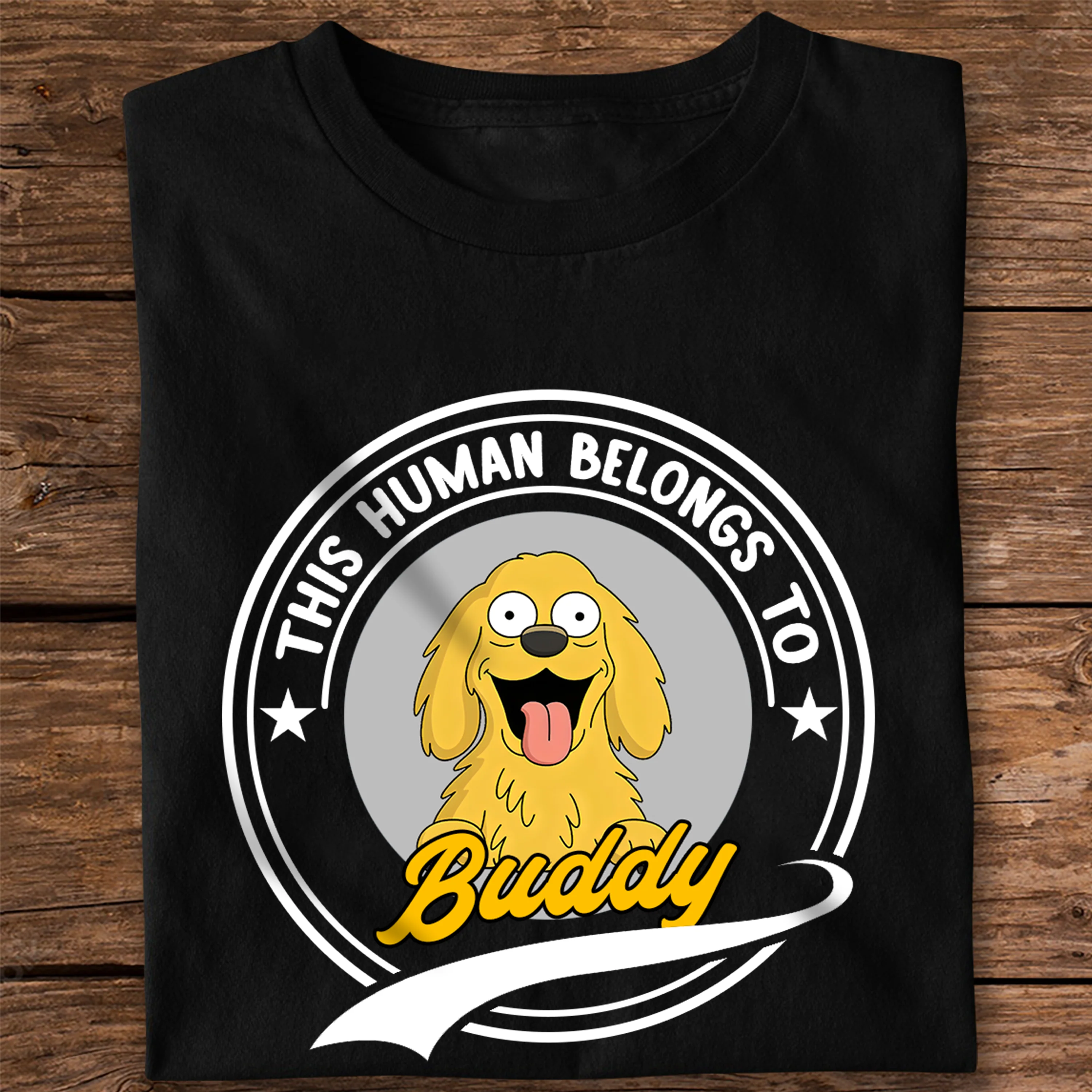 This Human Belongs To Me Dark Shirt For Dog Lover TH10 892685 - Image 6