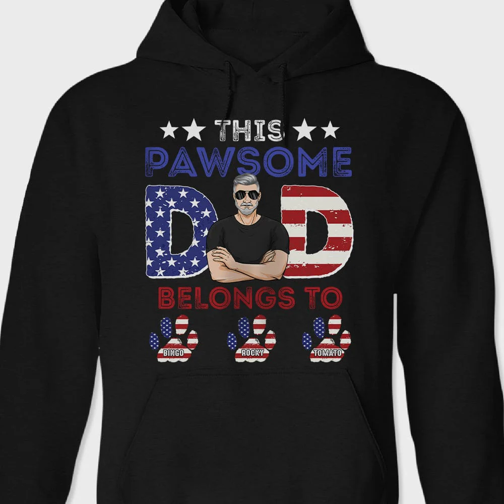 This Pawsome Dad Belongs To Dog Shirt TA29 889407 - Image 3