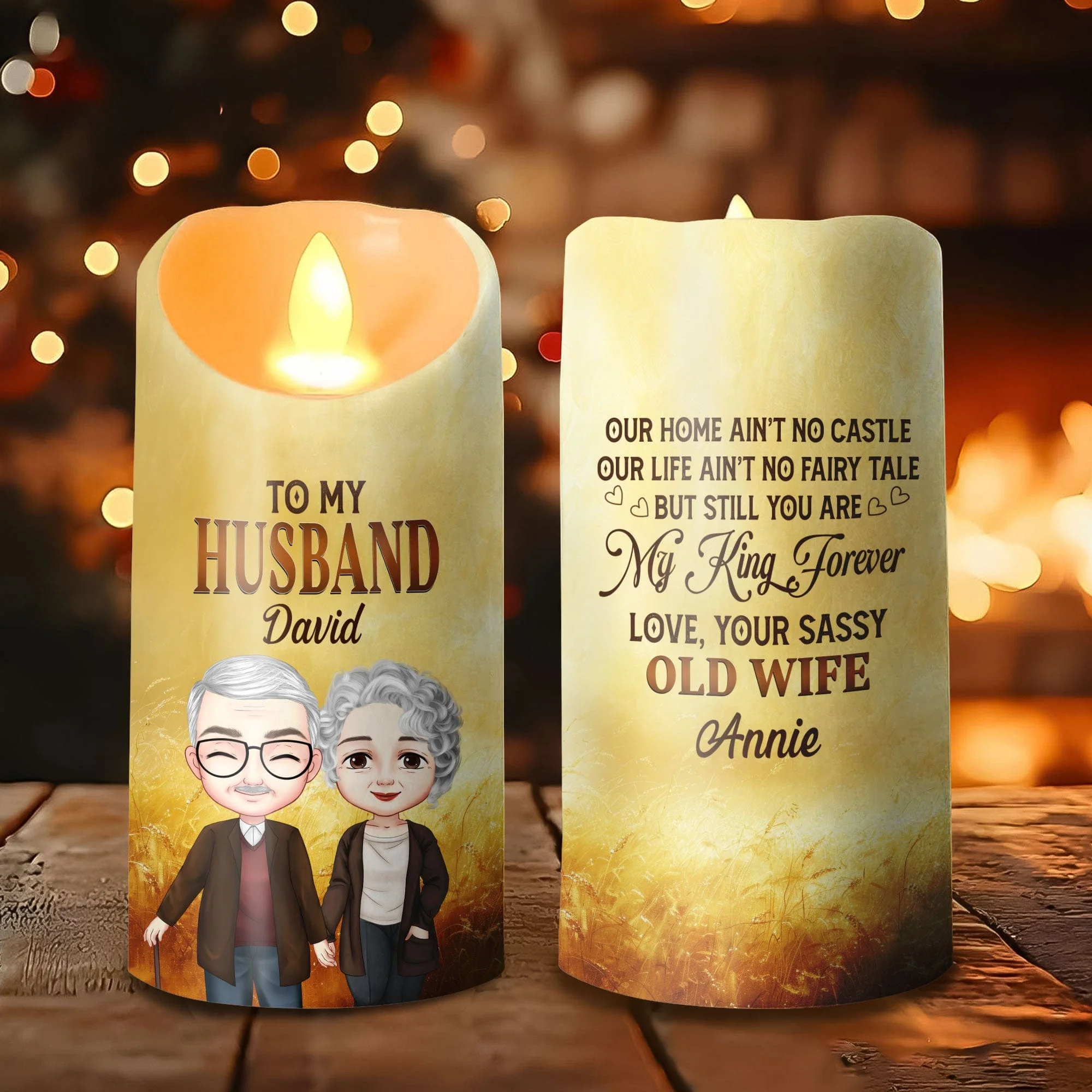 To My Wife Valentine's Day LED Candle TH10 892235 - Image 2