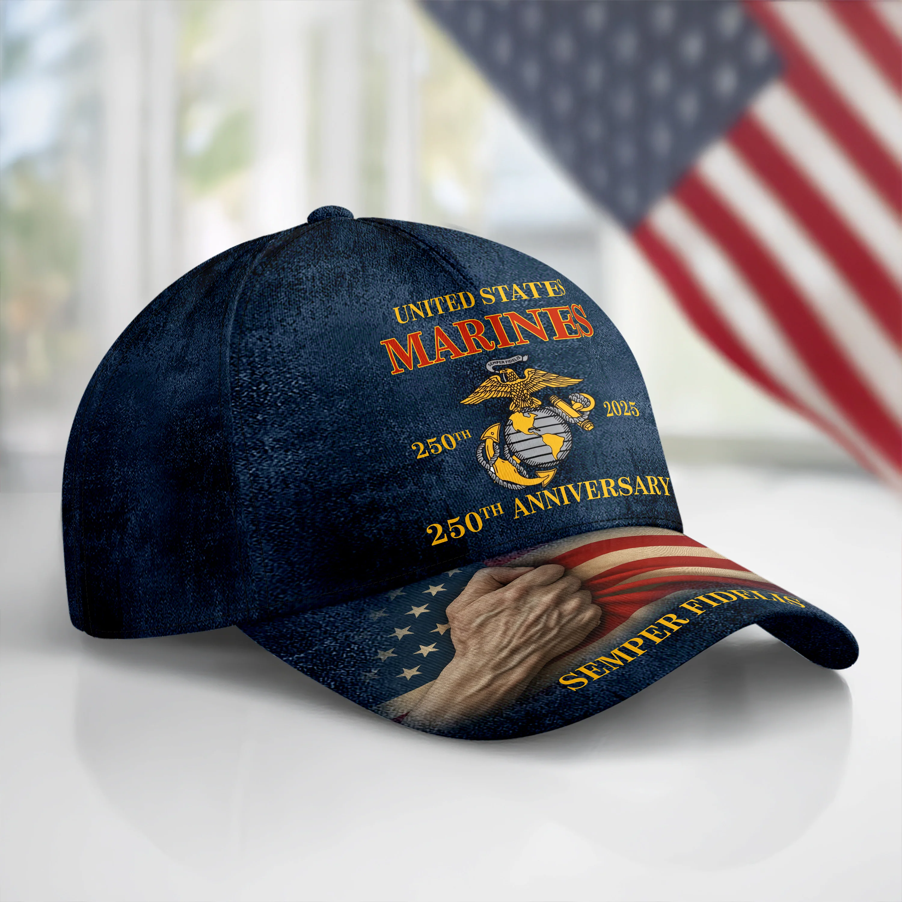 United State Marines 250 Years Classic Cap TH10 896057 - Image 3