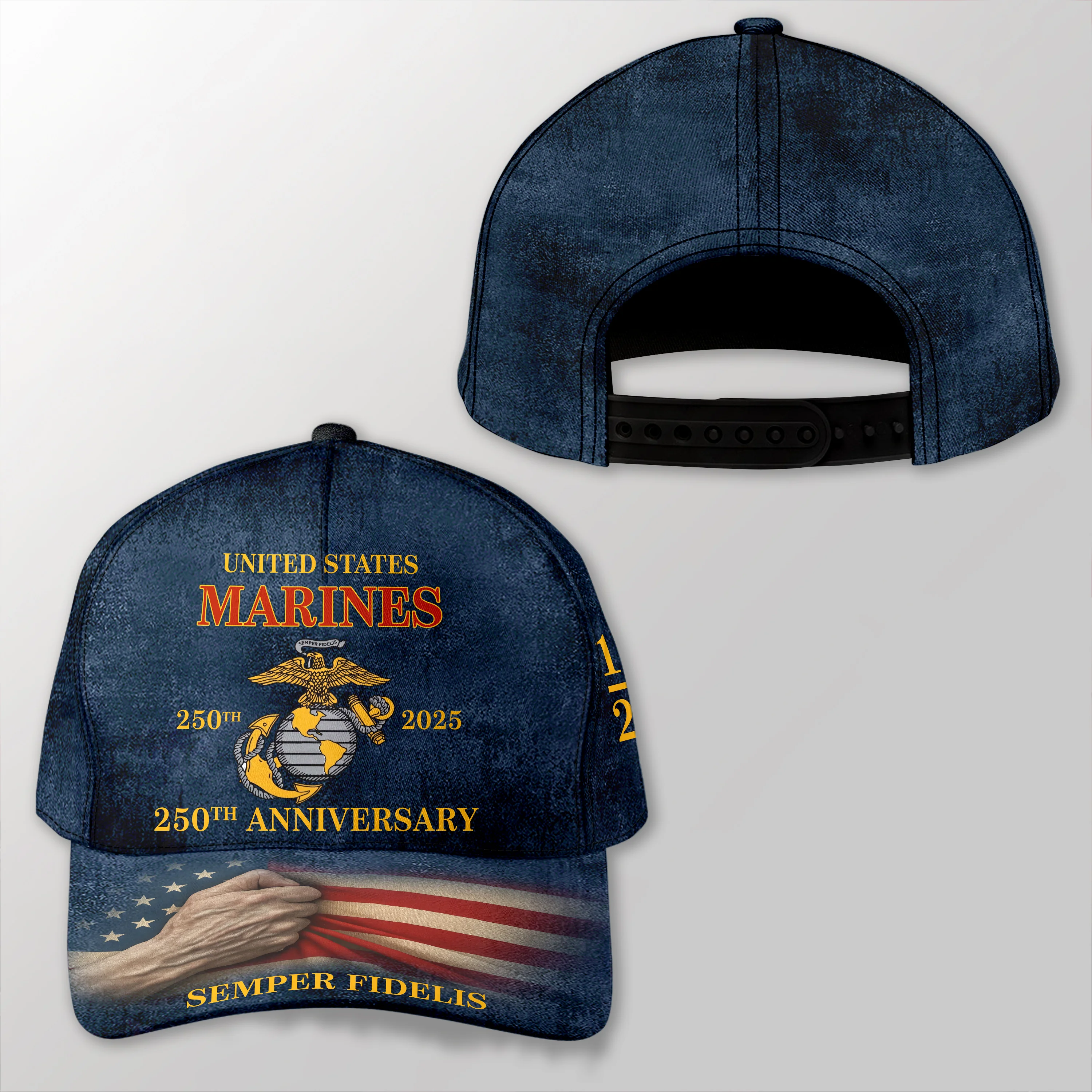 United State Marines 250 Years Classic Cap TH10 896057 - Image 5