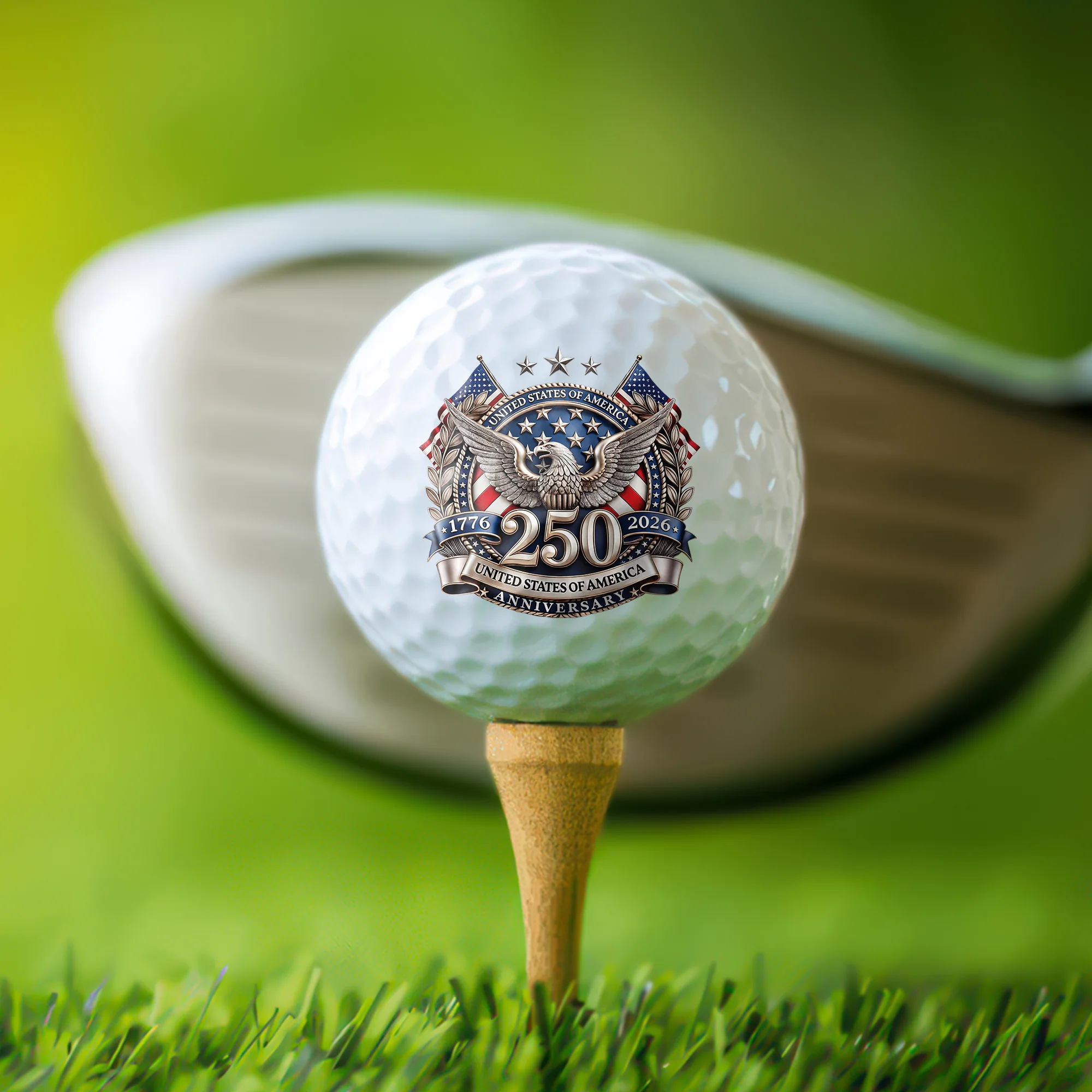 United States Of America Anniversary 250 Years Golf Ball TH10 169255 - Image 3
