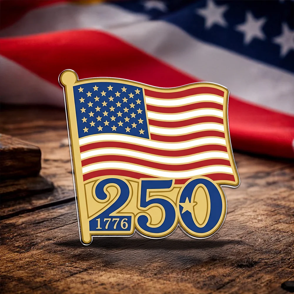US Flag 250th Acrylic Pin TH10 169319 - Image 5