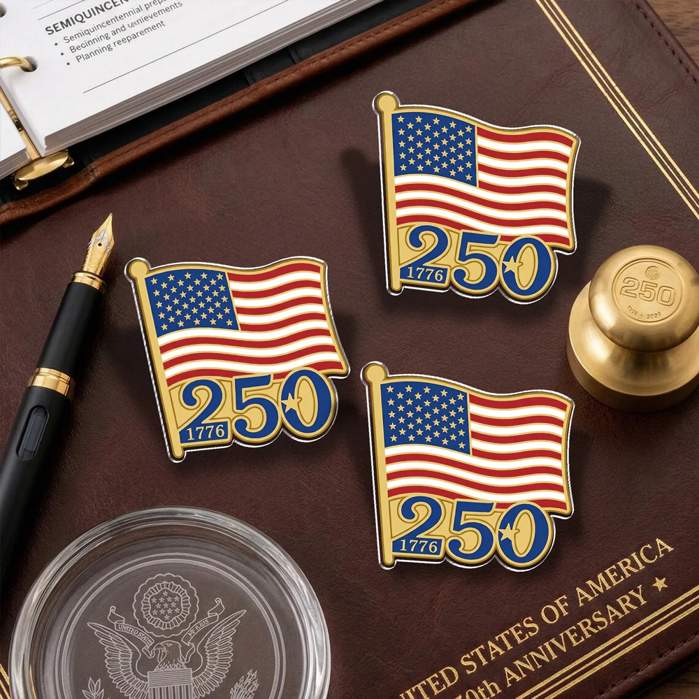 US Flag 250th Acrylic Pin TH10 169319 - Image 6