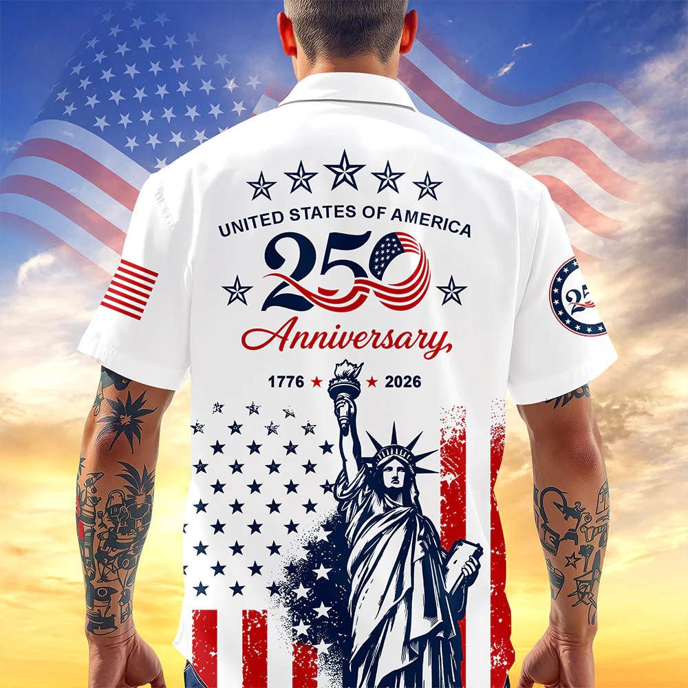 USA 250 Anniversary 1776 - 2026 Hawaiian Shirt TH10 169951 - Image 2