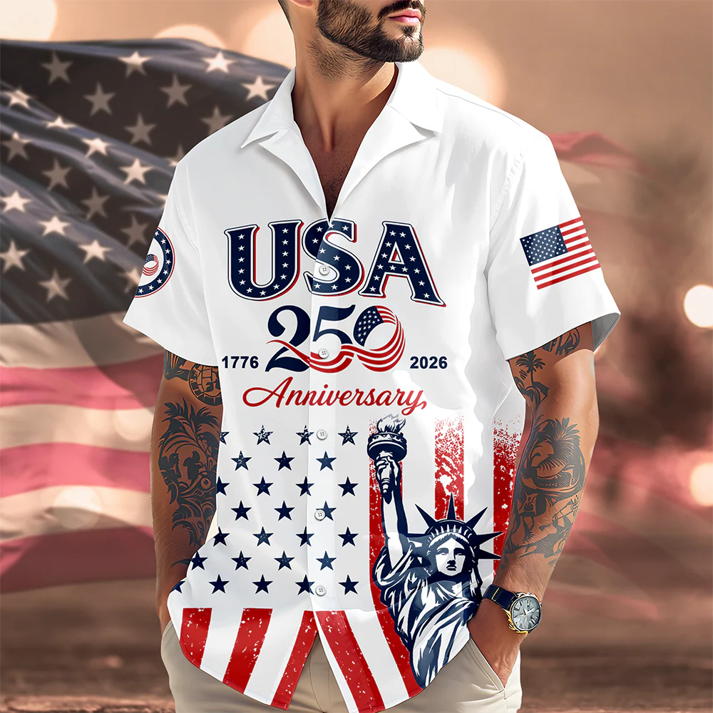 USA 250 Anniversary 1776 - 2026 Hawaiian Shirt TH10 169951 - Image 6