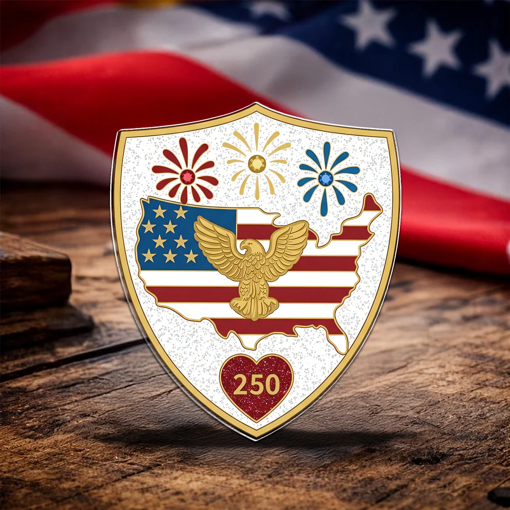 USA 250 With Eagle Acrylic Pin TH10 169313 - Image 5