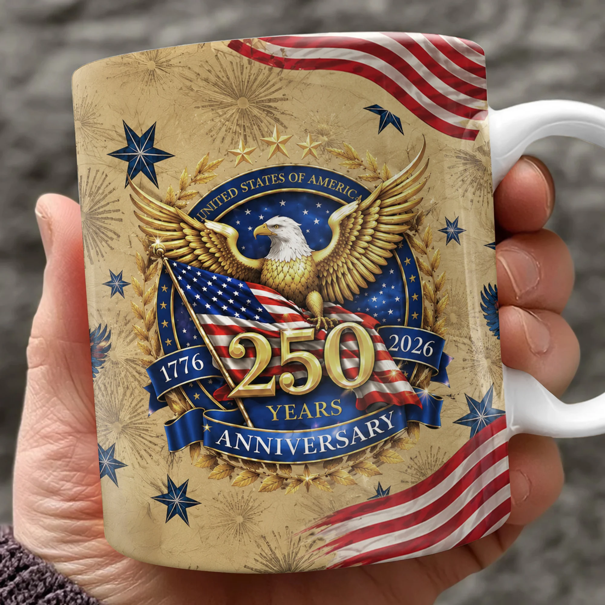 USA 250 Years Eagle Mug TH10 170063 - Image 6