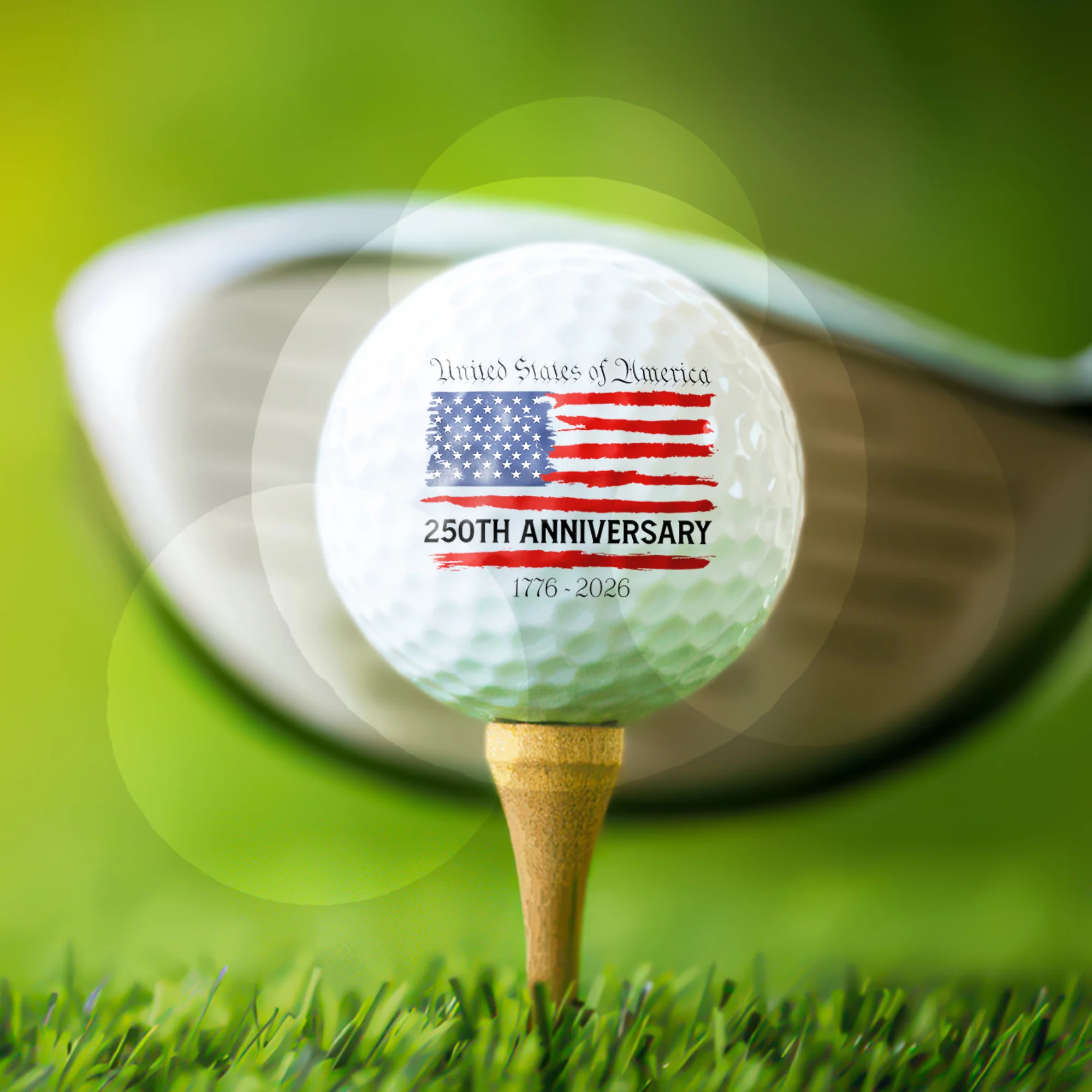 USA 250th Anniversary Golf Ball TH10 169121 - Image 2