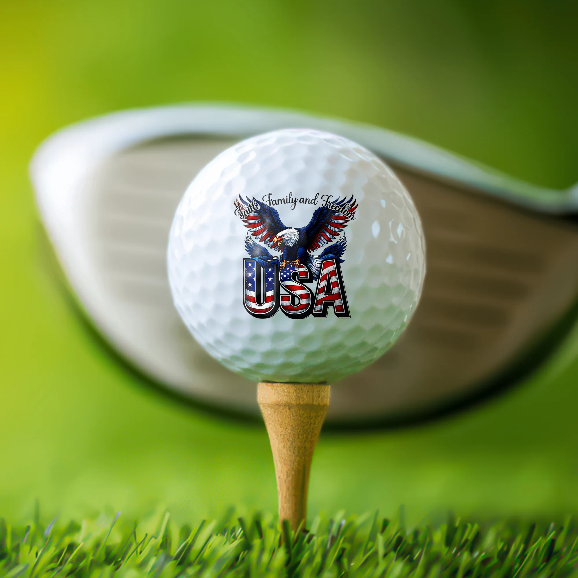 USA Faith, Family And Freedom Golf Ball TH10 169123 - Image 3