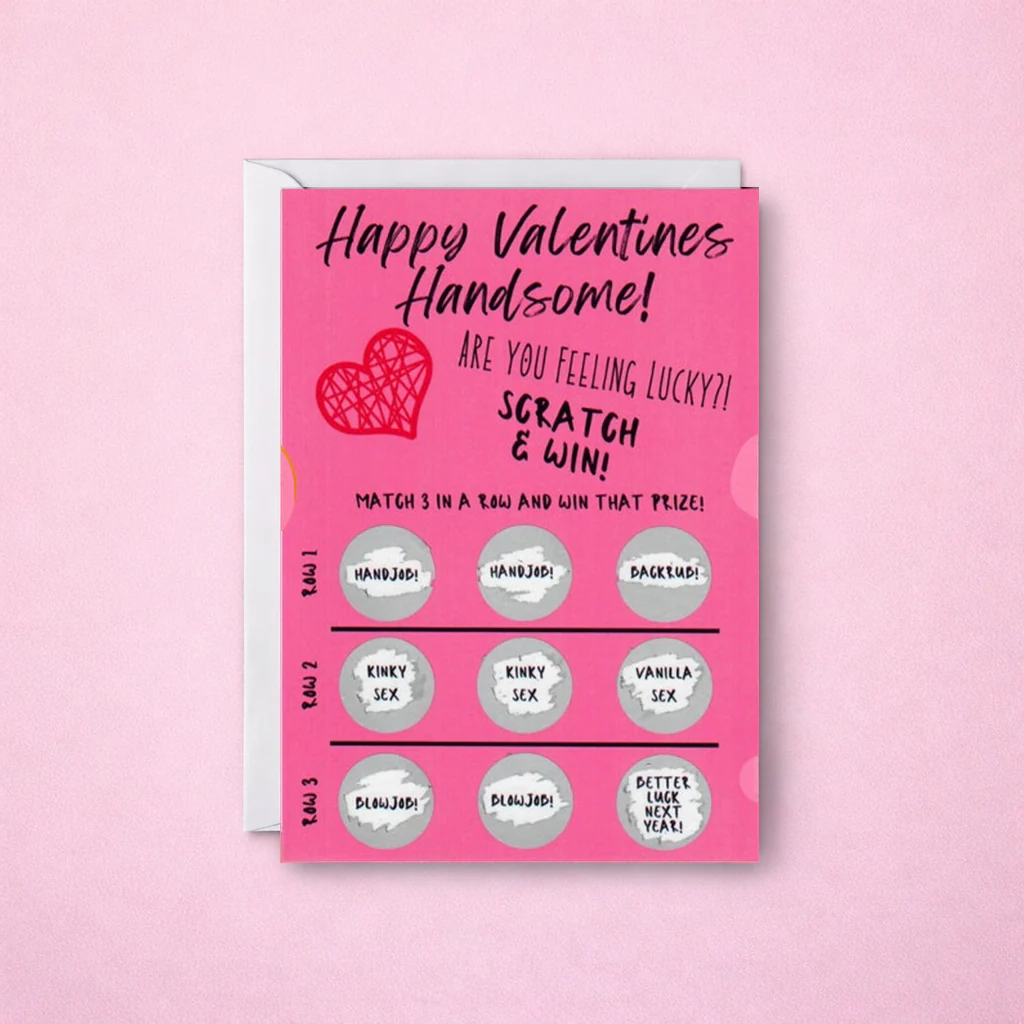 Valentines Gift For Him Raunchy Scratch Off Card TH10 898589 - Image 2