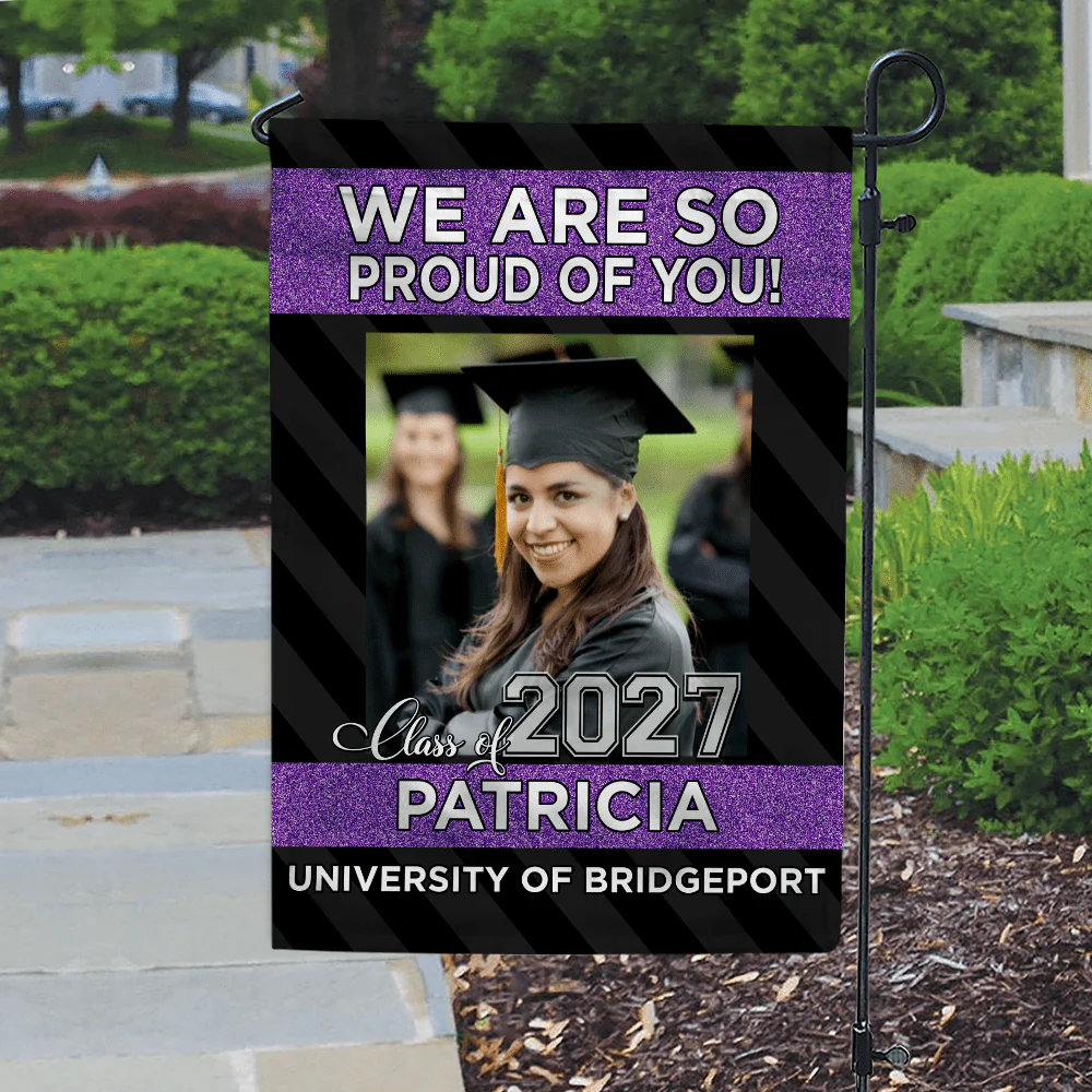We Are Proud Of You Garden Flag, Senior Flag HN590 - Image 4