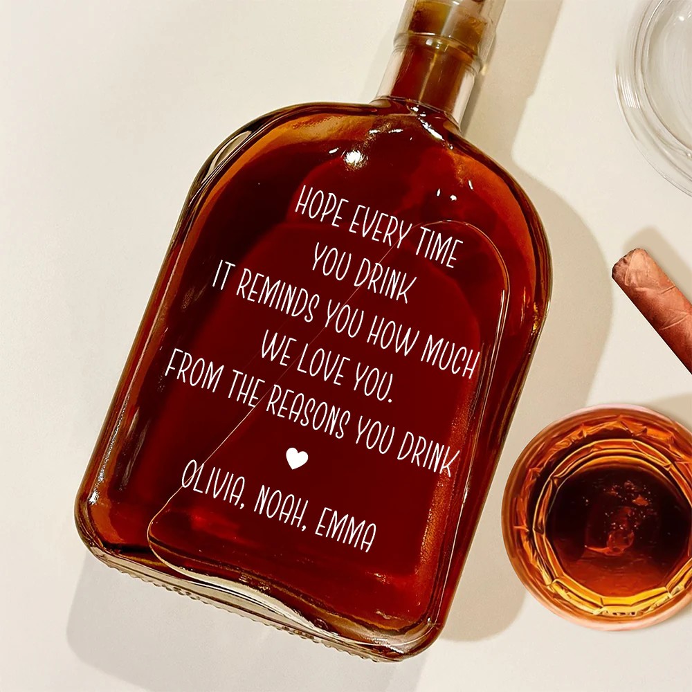 We Love You From The Reasons You Drink For Dad Whiskey Bottle TH10 894047 - Image 6