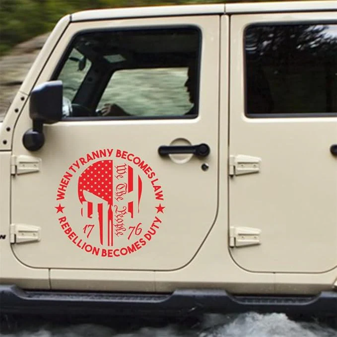 We The People Car Decal Sticker TH10 896759 - Image 2
