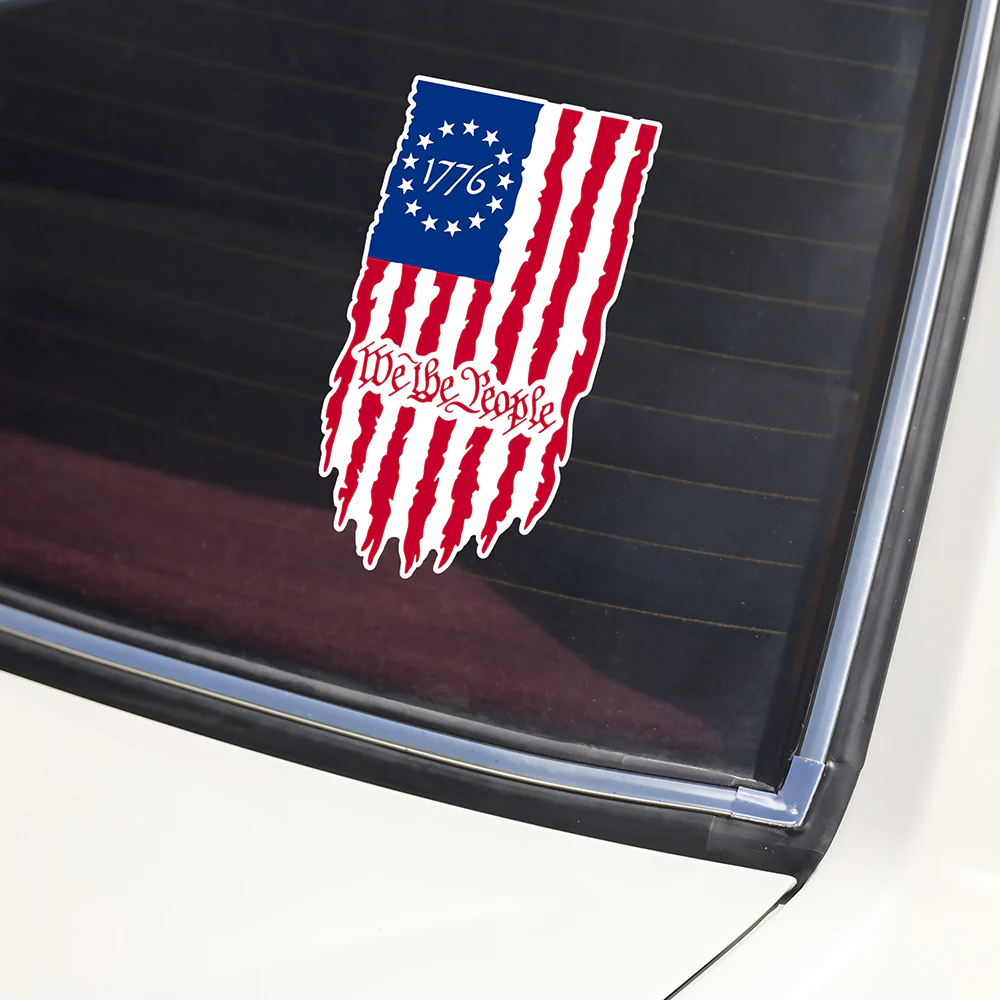 We The People Car Window Decal Sticker TH10 896361 - Image 3
