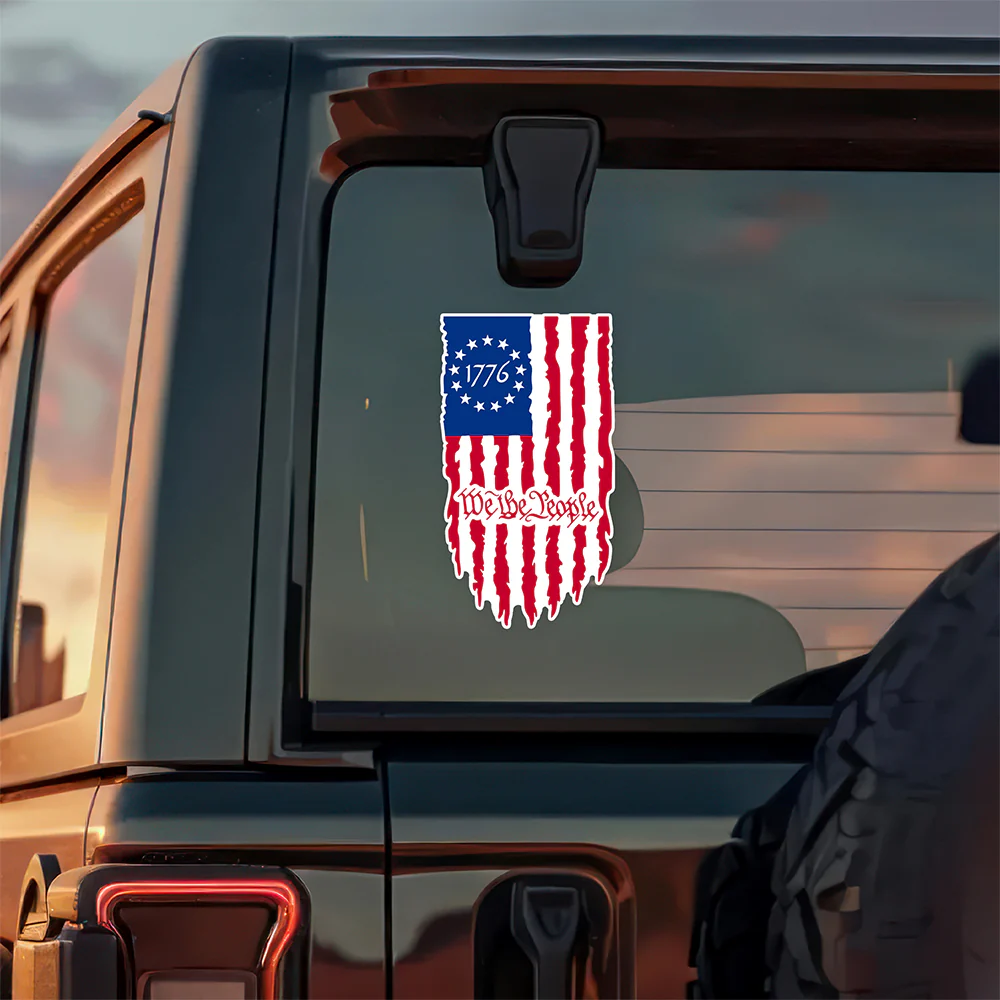 We The People Car Window Decal Sticker TH10 896361 - Image 5