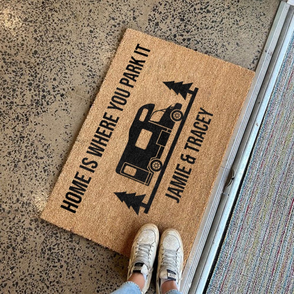Welcome Camping Coir Doormat Personalized Gift K228 890431 - Image 2