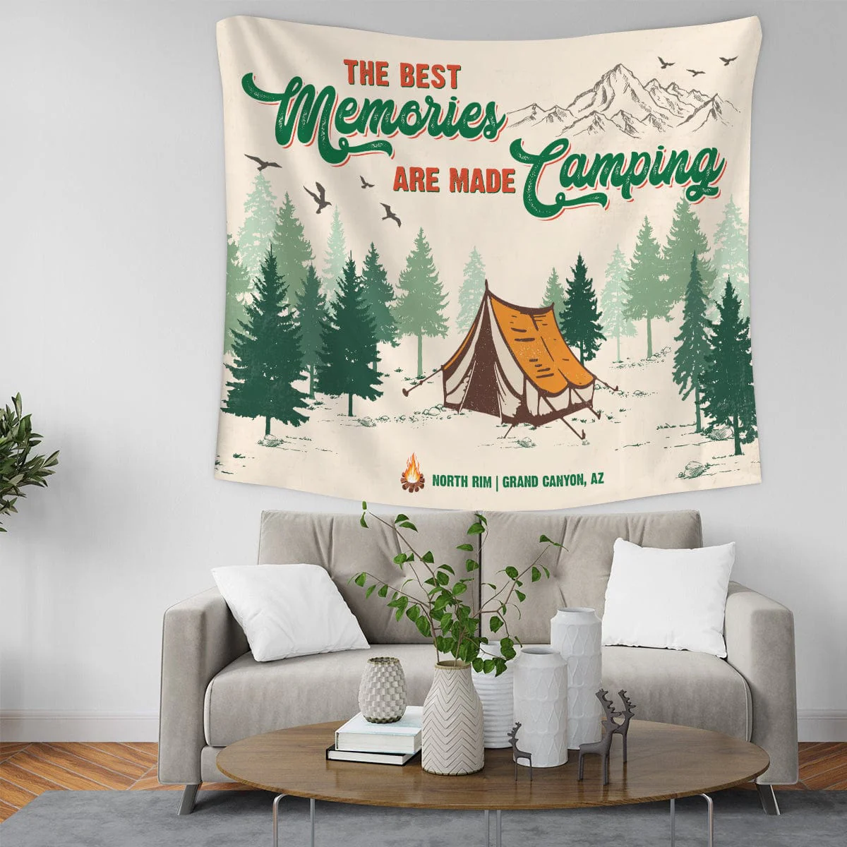 Welcome To Camp Tapestry Banner Personalized Gift TA29 889809 - Image 3