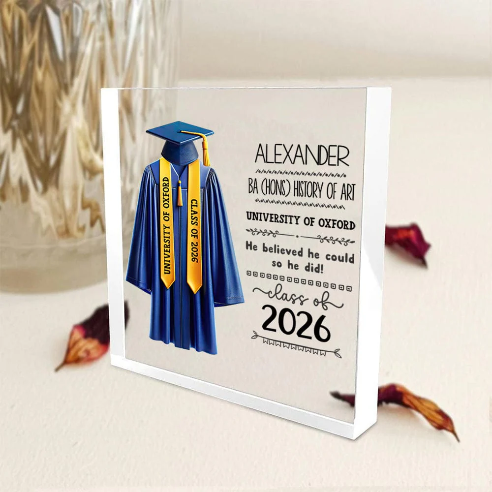 You Believed You Could So You Did Graduation Acrylic Frame Personalized Gift DA199 890471 - Image 4
