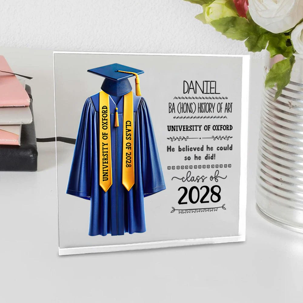 You Believed You Could So You Did Graduation Acrylic Frame Personalized Gift DA199 890471 - Image 6
