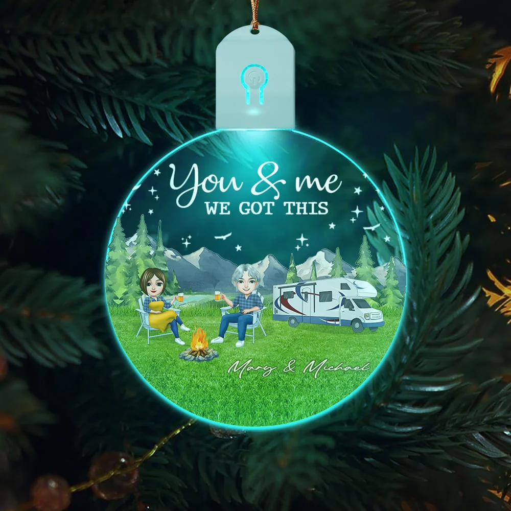 You & Me We Got This Camping Acrylic LED Ornament TH10 892133 - Image 4