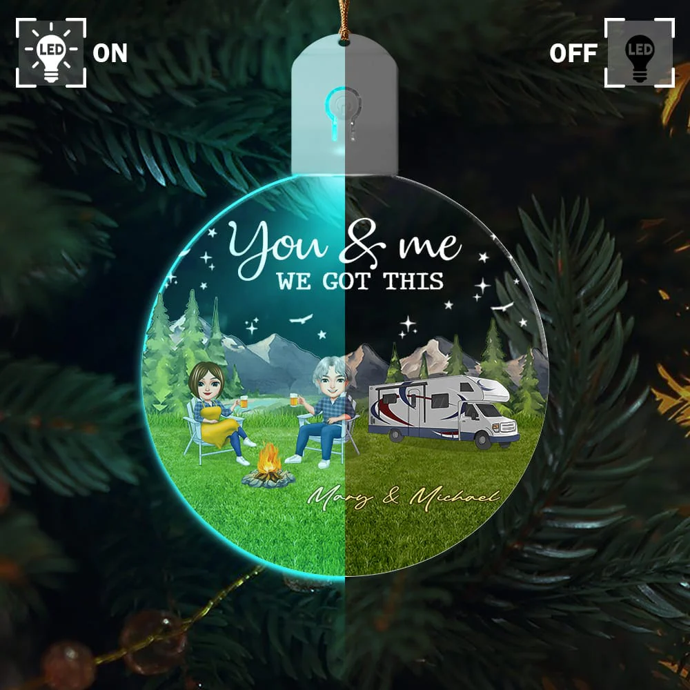 You & Me We Got This Camping Acrylic LED Ornament TH10 892133 - Image 5