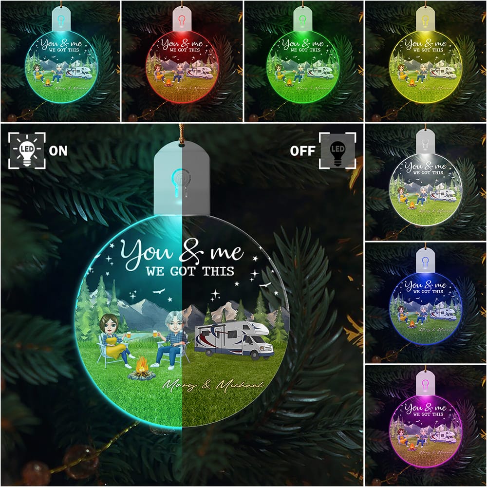 You & Me We Got This Camping Acrylic LED Ornament TH10 892133 - Image 6