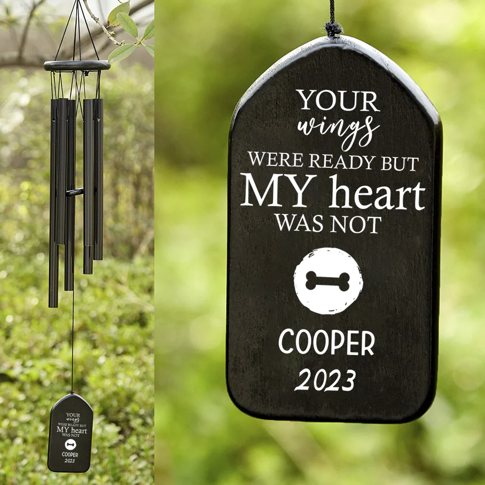 Your Wings Were Ready, But My Heart Was Not Memorial Wind Chimes TH10 892465 - Image 6