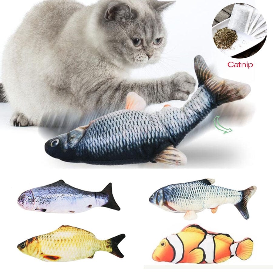 Electronic Pet Cat Toy Fish Electric USB Charging Simulation Fish Toys for Dog Cat Chewing Playing Biting cat Supplies
