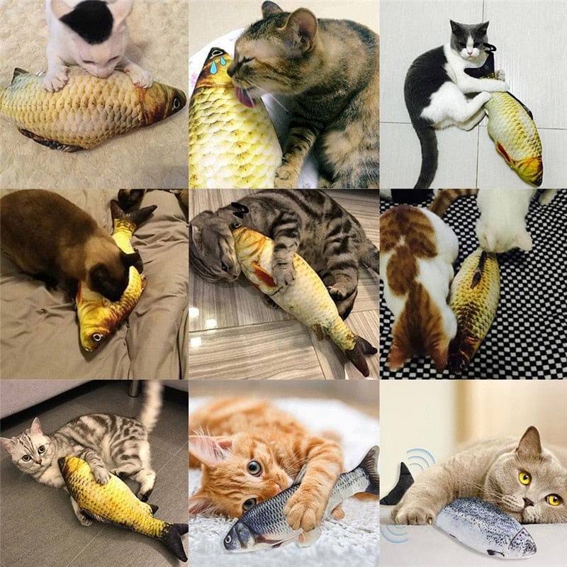 Electronic Pet Cat Toy Fish Electric USB Charging Simulation Fish Toys for Dog Cat Chewing Playing Biting cat Supplies - Image 12