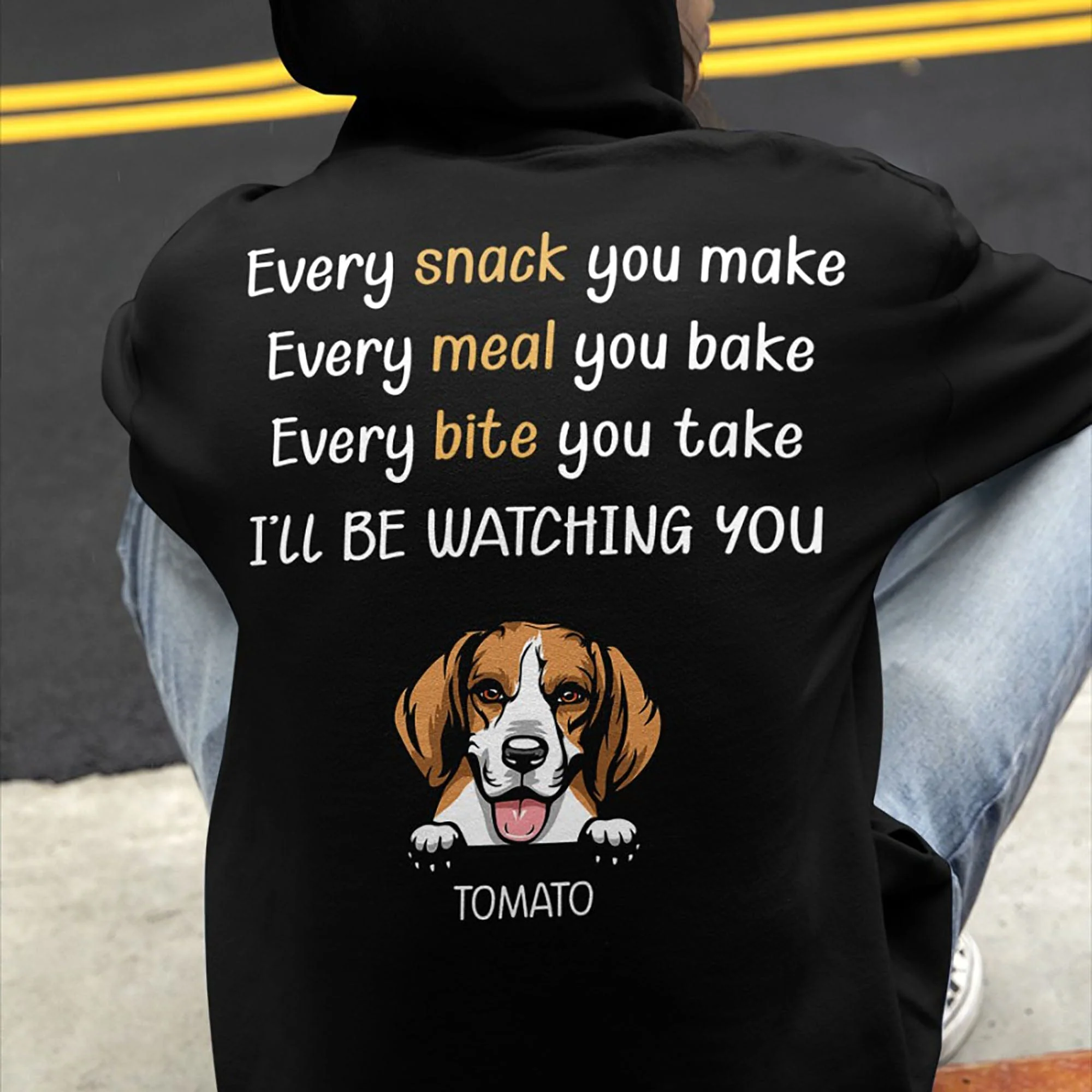 Every Snack You Make Personalized Custom Dog Backside Shirt C454 - Image 4