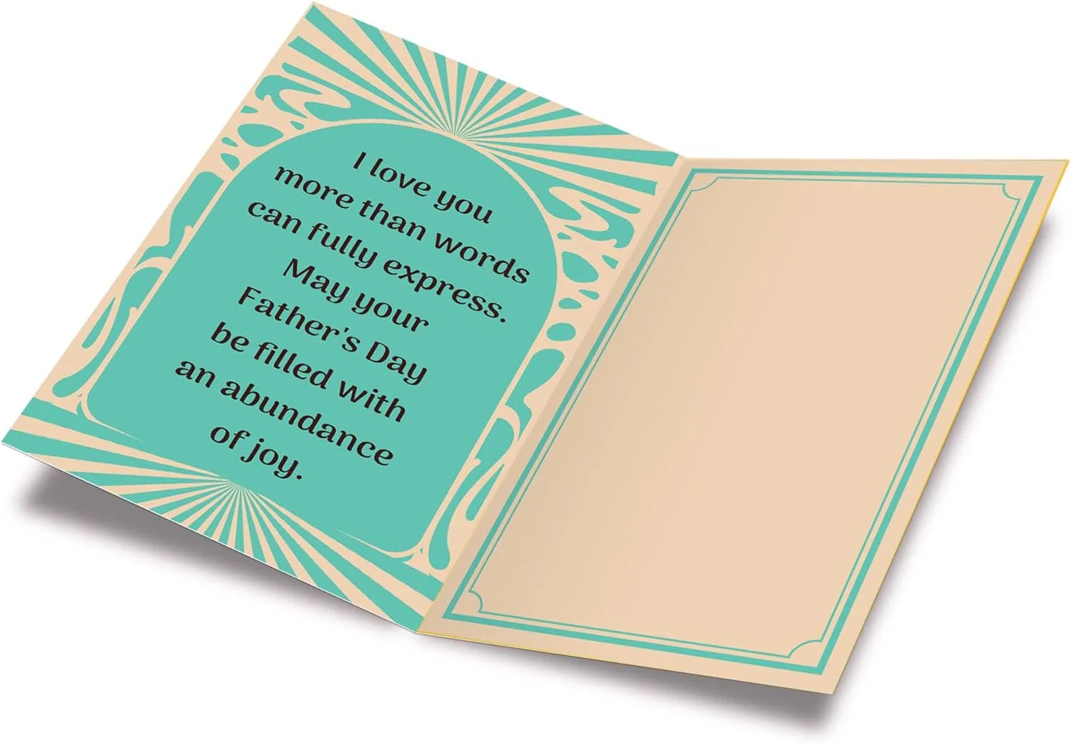 Father'S Day Card for Son, Made in America, Eco-Friendly, Thick Card Stock with Premium Envelope 5In X 7.75In, Packaged in Protective Mailer - Image 2