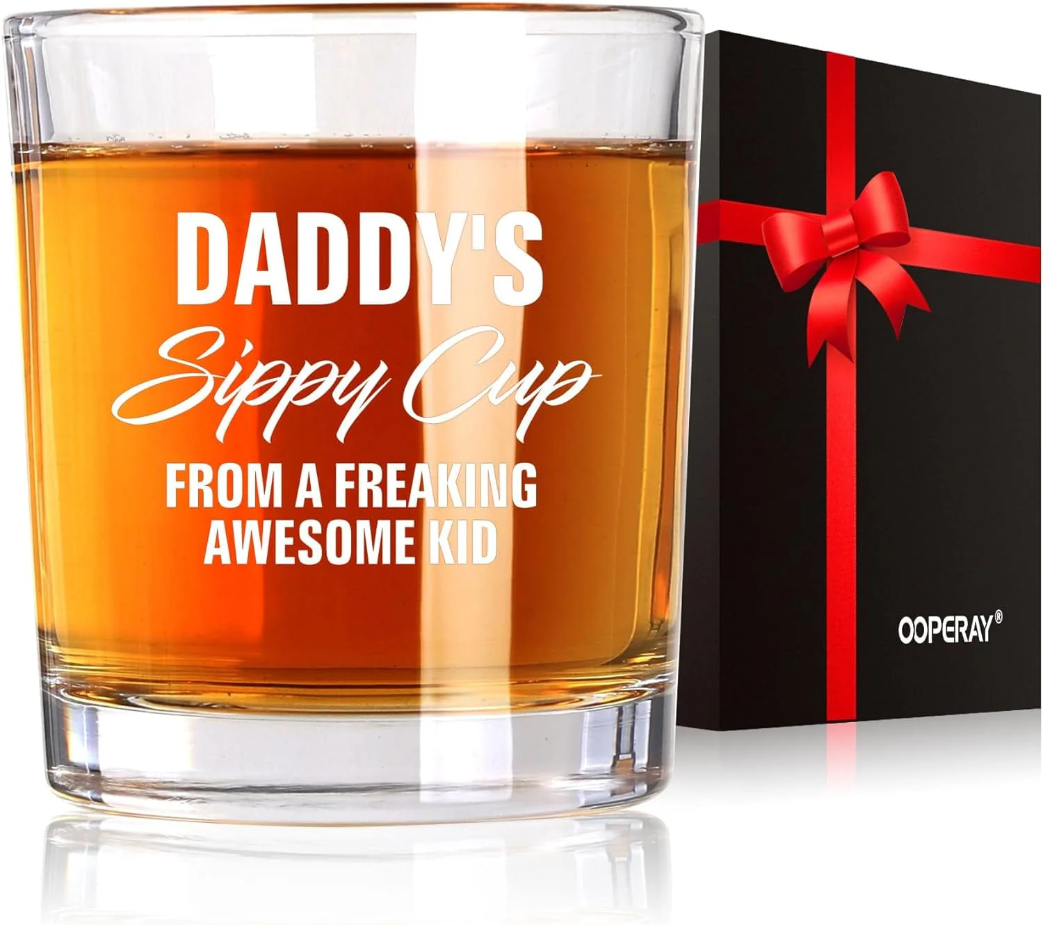 Fathers Day Dad Gifts, Gifts for Dad on Fathers Day from Daughter Son, Fathers Day Christmas Birthday Gifts for Him Men Husband, Dad Gifts for Fathers Day from Kids, Daddys Sippy Cup Whiskey Glass