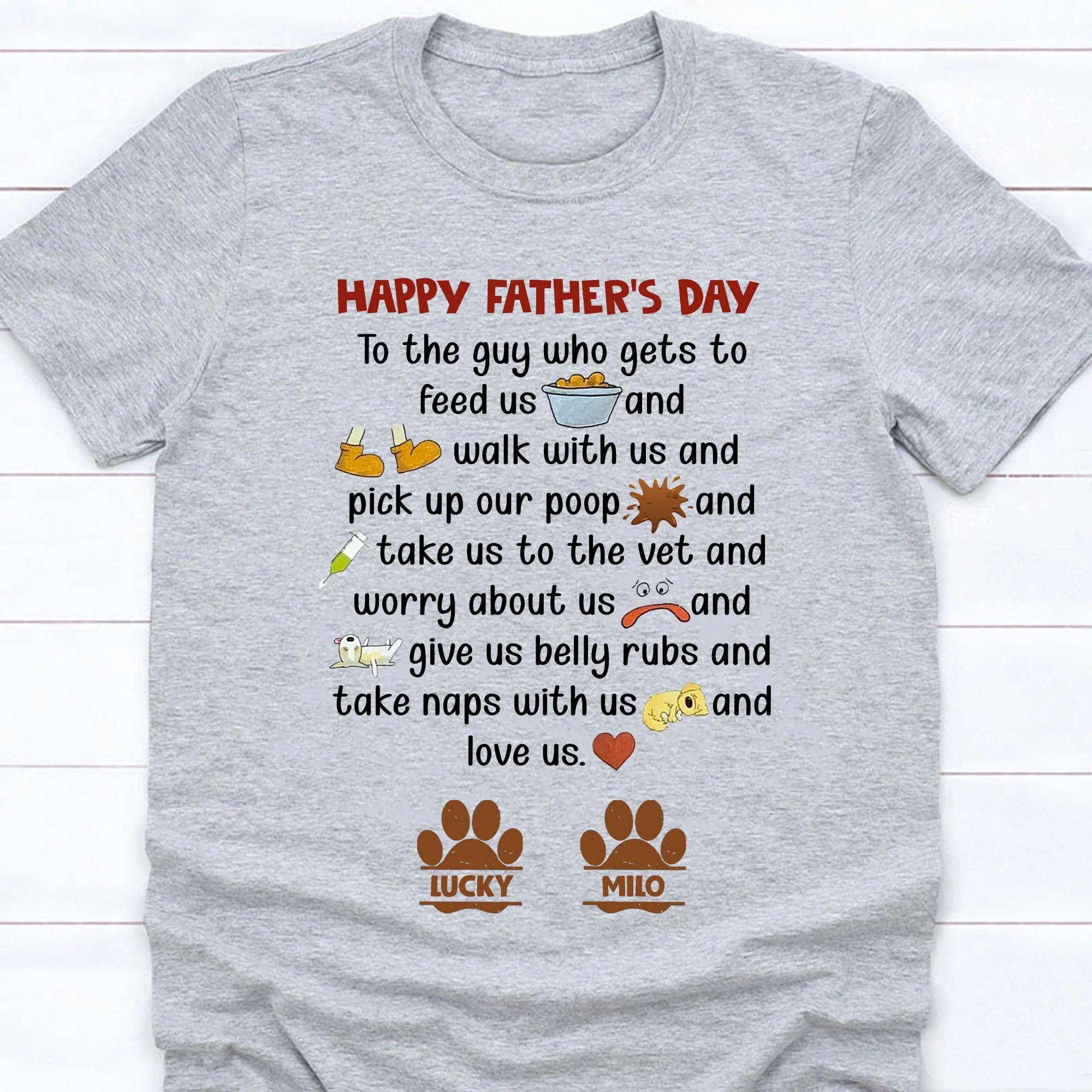 Fathers Mothers Day From Dog Personalized Custom Dog Shirt C232