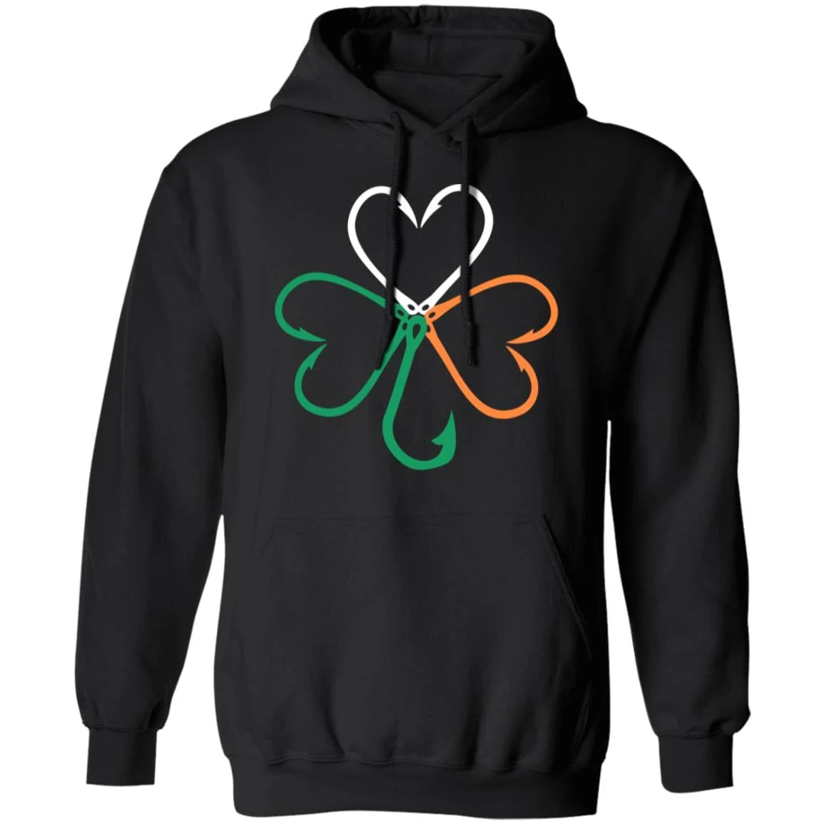 Fishing Hook Irish Shamrock St Patrick Shirt - Image 2