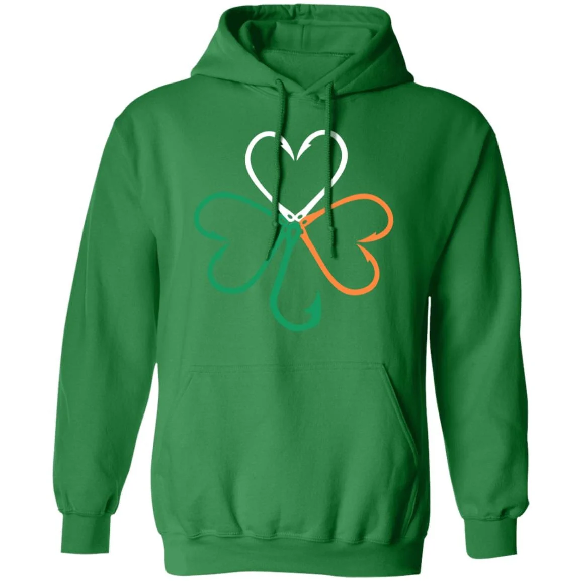 Fishing Hook Irish Shamrock St Patrick Shirt - Image 3
