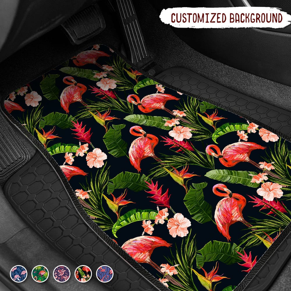 Flamingo Texture Car mats HN590 - Image 2