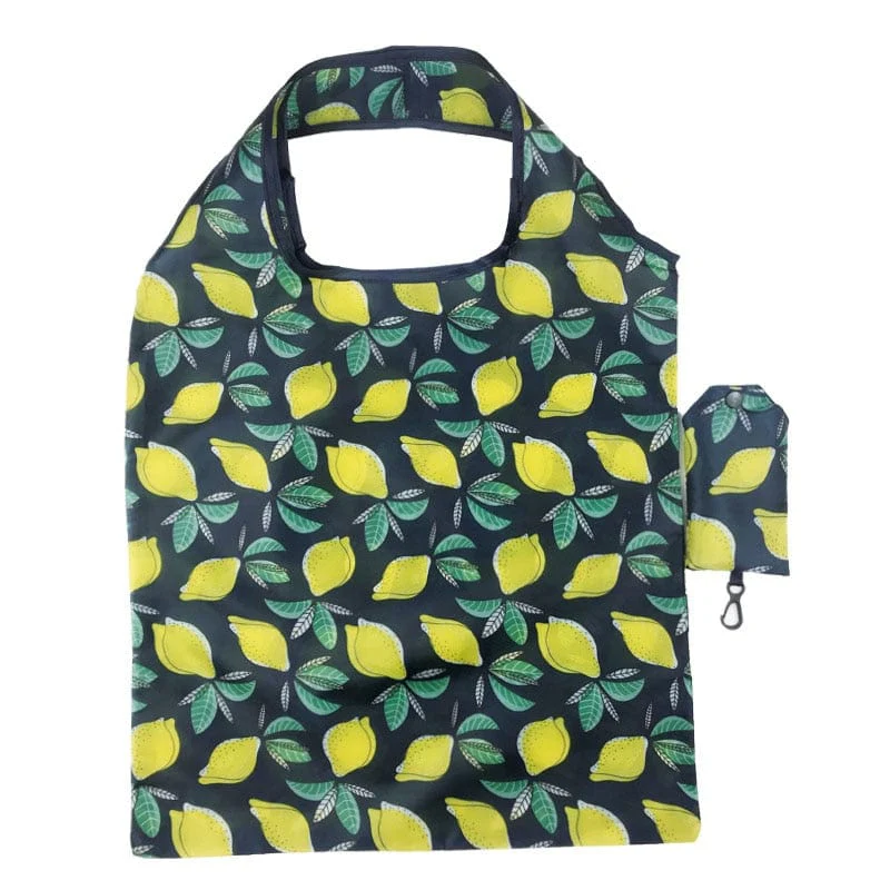 Foldable Shopping Bag Reusable Travel Grocery Bag Eco-Friendly Cartoon Cat Dog Printing Tote Bag - Image 37