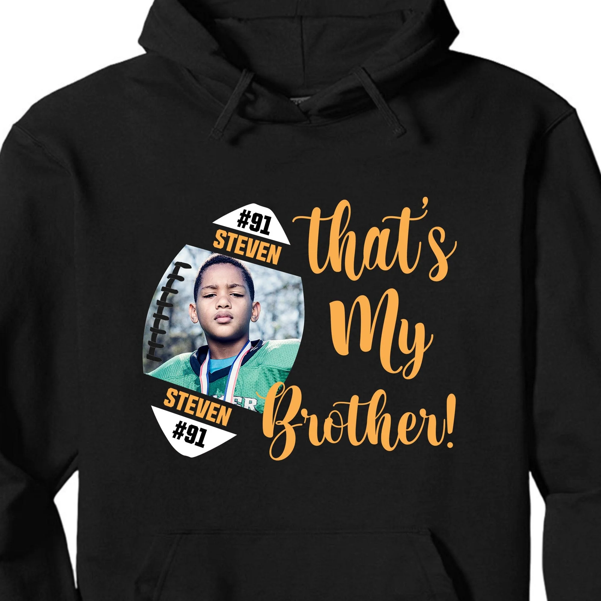 Football Family That's My Football Player Personalized Custom Photo Football Player Shirt C480V2 910766 - Image 5