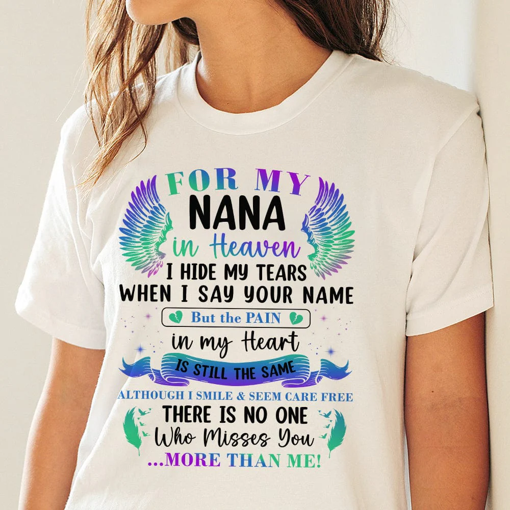 For My Family In Heaven Shirt Personalized Gift TA29 890005