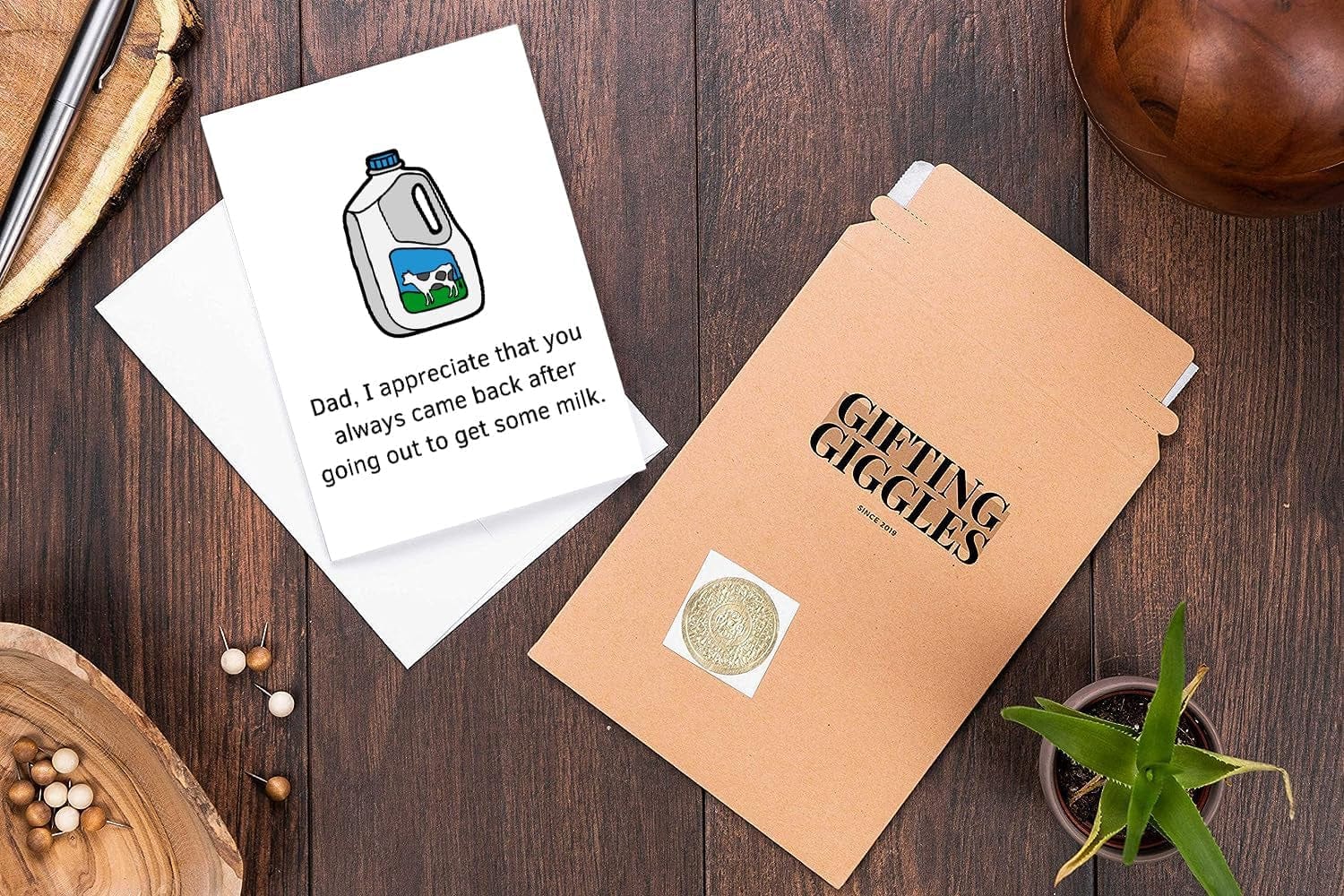 Funny Card for Dad | Happy Birthday, Father’S Day | from Daughter, Son, All of Us | Bday Gift for Father, Step Dad, Daddy | 40Th 50Th 60Th 70Th 80Th - Image 4