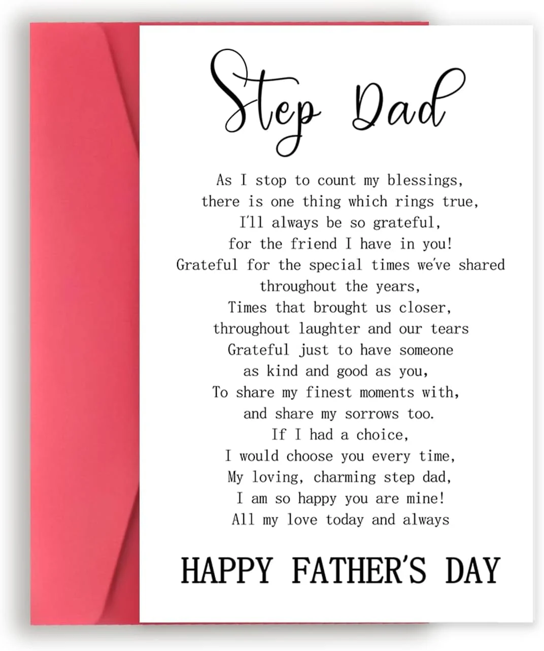 Funny Dog Dad Fathers Day Card from Son Daughter, Cute Dog Dad Gifts for Men, Happy Father’S Day Card for Him - Image 11