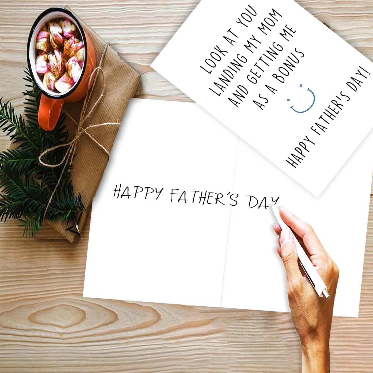 Funny Stepdad Fathers Day Card from Step Son Daughter, Gifts for Bonus Dad, Happy Fathers Day for Step Dad - Image 5