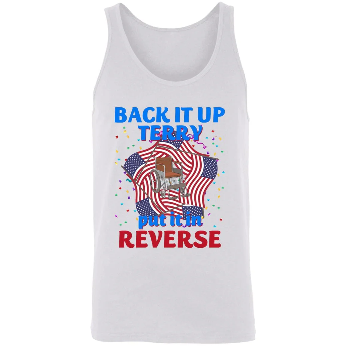 Back It Up Terry Put It In Reserve American Flag USA 4th Of July H415 - Image 14