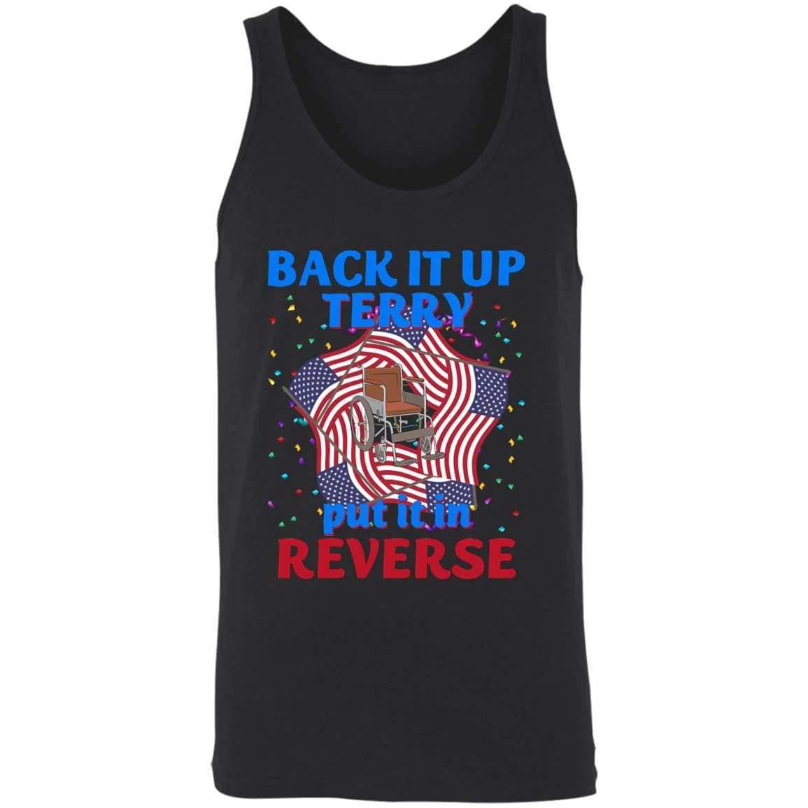 Back It Up Terry Put It In Reserve American Flag USA 4th Of July H415 - Image 3