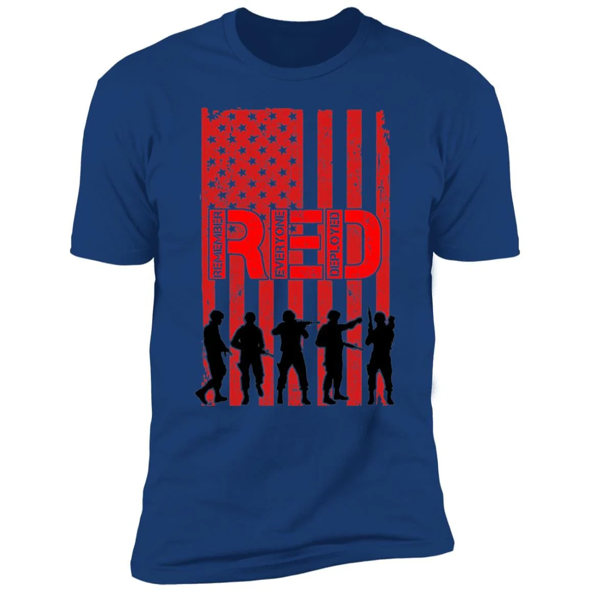 Remember Everyone Deployed Red Friday American Flag Military 4th Of July Shirt H397 - Image 10