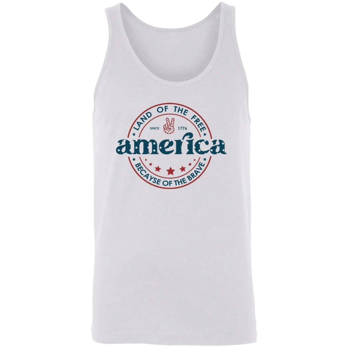 America Land Of The Free Because Of The Brave 4th of July Tshirt H362 - Image 5
